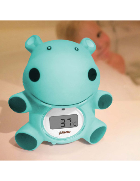 Alecto BC-11 HIPPO Thermomètre de bain et thermomètre d'ambiance hippopotame