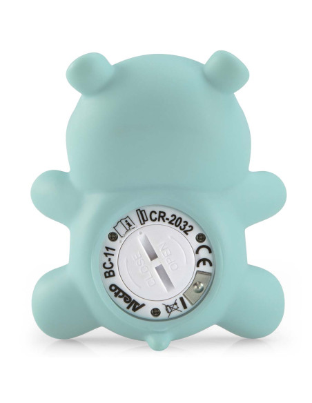 Alecto BC-11 HIPPO Thermomètre de bain et thermomètre d'ambiance hippopotame