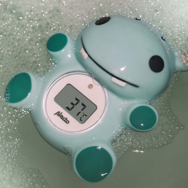 Alecto BC-11 HIPPO Thermomètre de bain et thermomètre d'ambiance hippopotame