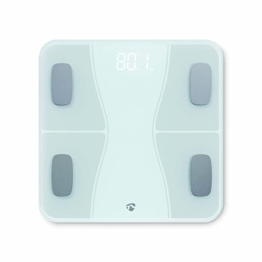 Nedis BTHPS11WT Pèse-Personne Intelligent SmartLife