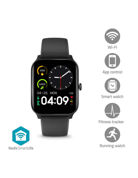 Nedis BTSW30BK Montre SmartLife