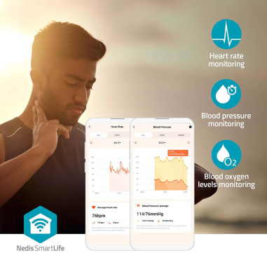 Nedis BTSW30BK Montre SmartLife