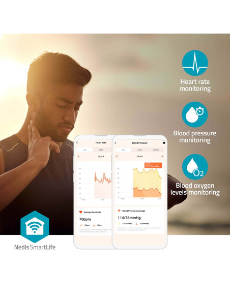 Nedis BTSW30BK Montre SmartLife