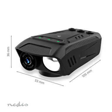 Nedis CCAM100BK Caméra de cyclisme