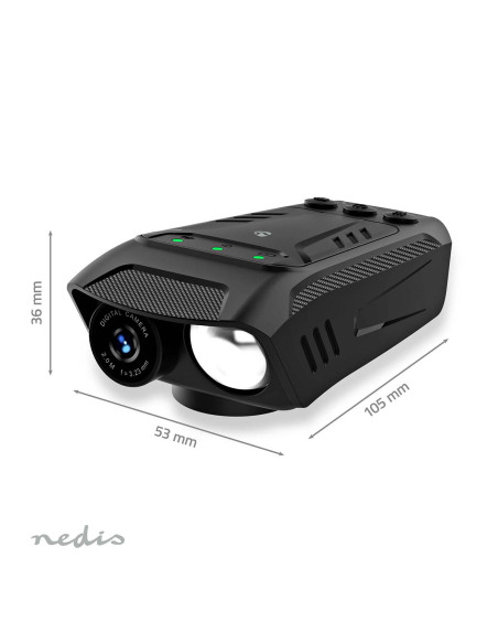 Nedis CCAM100BK Caméra de cyclisme