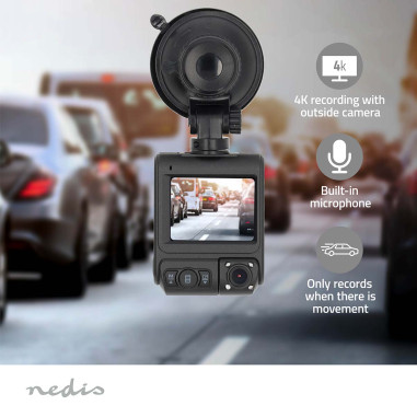 Nedis DCAM2024BK Caméra Embarquée