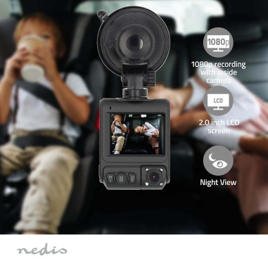 Nedis DCAM2024BK Caméra Embarquée