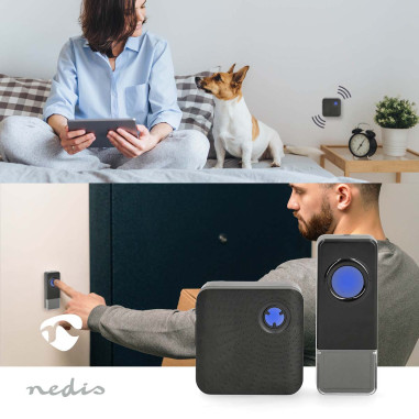 Nedis DOORB310BK Kit de sonnette sans fil