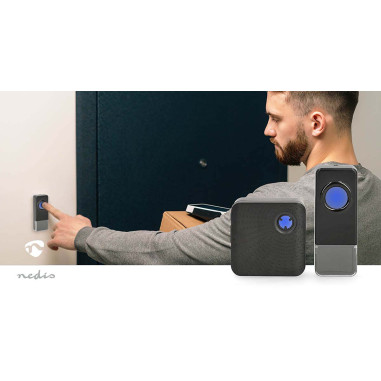 Nedis DOORB310BK Kit de sonnette sans fil