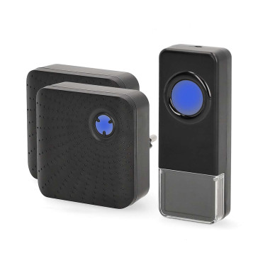 Nedis DOORB310BK2 Kit de sonnette sans fil