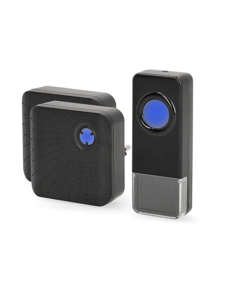 Nedis DOORB310BK2 Kit de sonnette sans fil
