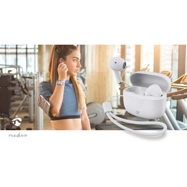 Nedis HPBT2400WT Écouteurs entièrement sans fil
