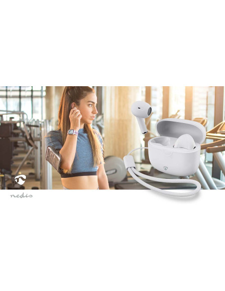Nedis HPBT2400WT Écouteurs entièrement sans fil
