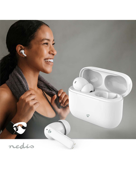 Nedis HPBT2425WT Écouteurs entièrement sans fil