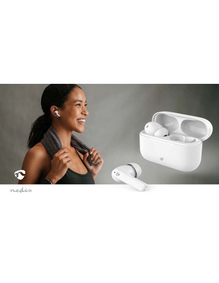 Nedis HPBT2425WT Écouteurs entièrement sans fil
