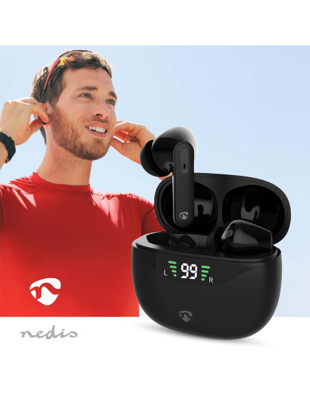 Nedis HPBT2450BK Écouteurs entièrement sans fil
