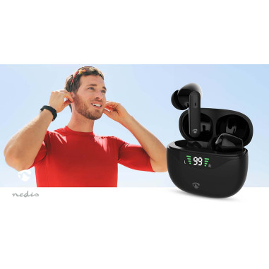 Nedis HPBT2450BK Écouteurs entièrement sans fil