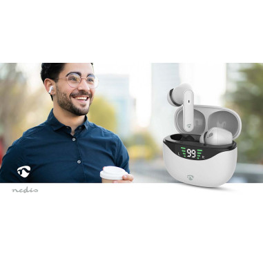 Nedis HPBT2450WT Écouteurs entièrement sans fil