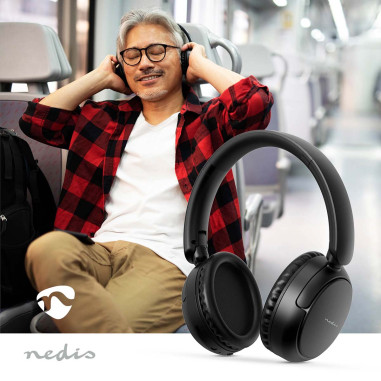 Nedis HPBT4024BK Écouteurs supra-auriculaires sans fil