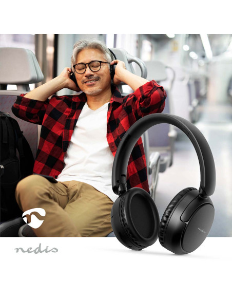 Nedis HPBT4024BK Écouteurs supra-auriculaires sans fil