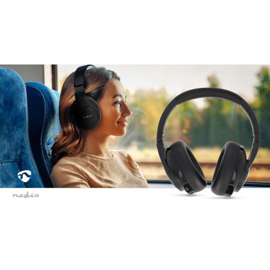 Nedis HPBT6024BK Écouteurs supra-auriculaires sans fil