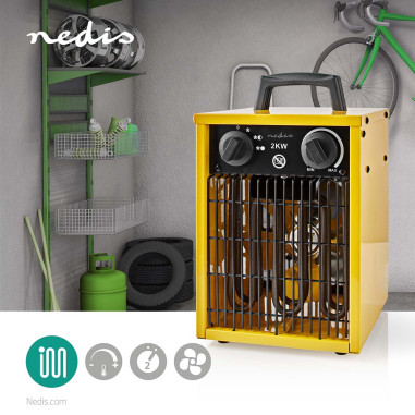 Nedis HTIF10FYW Aérotherme de conception industrielle
