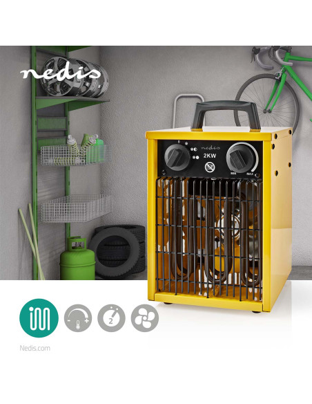 Nedis HTIF10FYW Aérotherme de conception industrielle