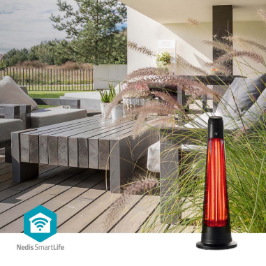 Nedis HTPA21BKW SmartLife Chauffe-patios