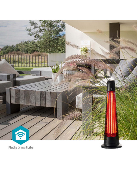 Nedis HTPA21BKW SmartLife Chauffe-patios