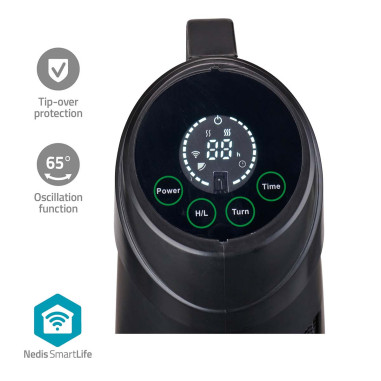 Nedis HTPA21BKW SmartLife Chauffe-patios