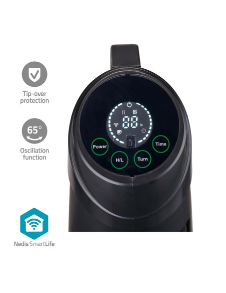 Nedis HTPA21BKW SmartLife Chauffe-patios