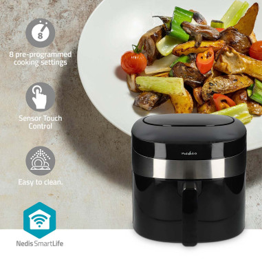 Nedis KAAF180BKW Friteuse à air chaud SmartLife