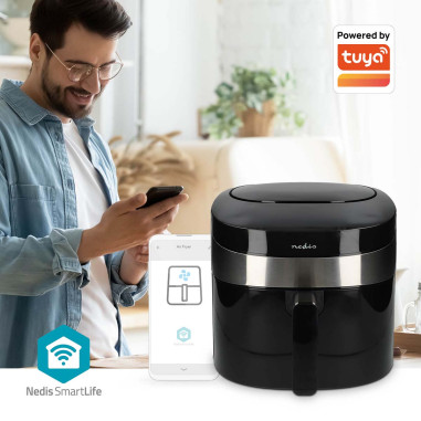 Nedis KAAF180BKW Friteuse à air chaud SmartLife