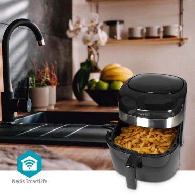 Nedis KAAF180BKW Friteuse à air chaud SmartLife