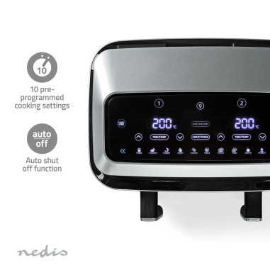 Nedis KAAF320BK Friteuse à air chaud Double