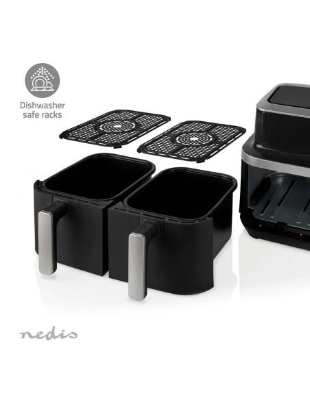 Nedis KAAF320BK Friteuse à air chaud Double