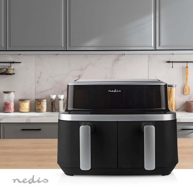 Nedis KAAF320BK Friteuse à air chaud Double