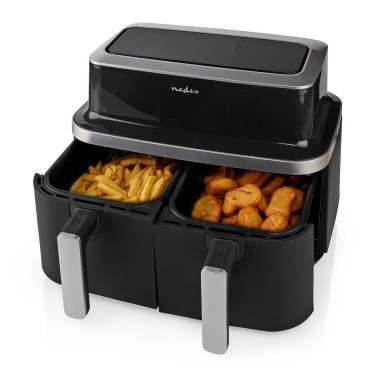 Nedis KAAF320BK Friteuse à air chaud Double