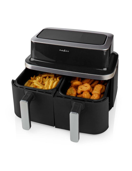 Nedis KAAF320BK Friteuse à air chaud Double