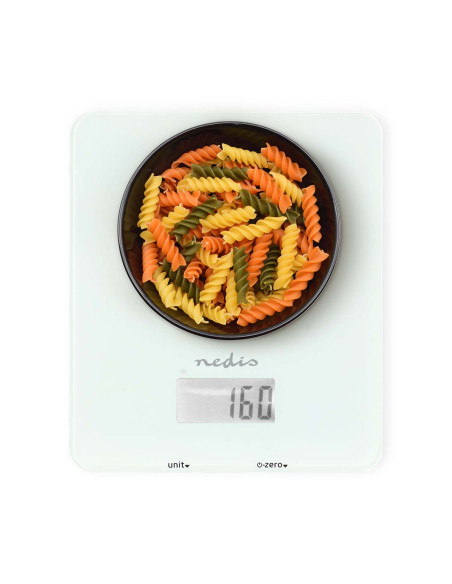 Nedis KASC800WTW Balance de cuisine SmartLife