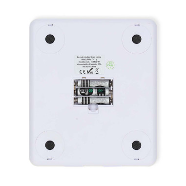 Nedis KASC800WTW Balance de cuisine SmartLife
