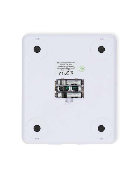 Nedis KASC800WTW Balance de cuisine SmartLife