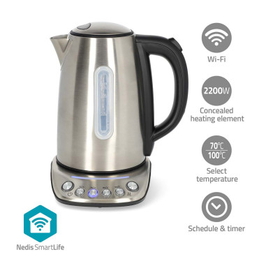 Nedis KAWK8000WIFI SmartLife Bouilloire électrique