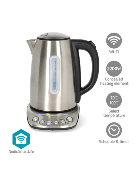 Nedis KAWK8000WIFI SmartLife Bouilloire électrique