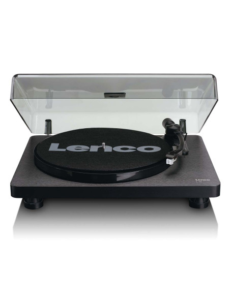 Lenco L-30BK Platine vinyle en bois avec cartouche MMC et encodage PC Noir