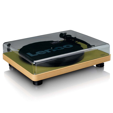 Lenco L-30WD Plateau tournant avec arrêt automatique et encodage PC Wood