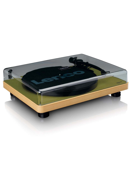 Lenco L-30WD Plateau tournant avec arrêt automatique et encodage PC Wood