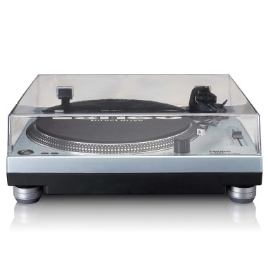Lenco L-3809ME L-3809ME Platine vinyle à entraînement direct avec encodage USB / PC Bleu métallisé