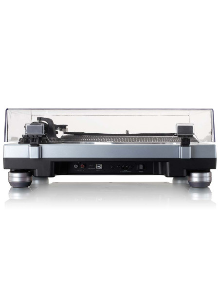 Lenco L-3809ME L-3809ME Platine vinyle à entraînement direct avec encodage USB / PC Bleu métallisé