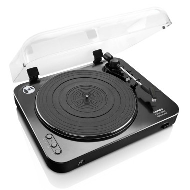Lenco LBT-120BK Lecteur de disques avec encodage direct et Bluetooth® Noir